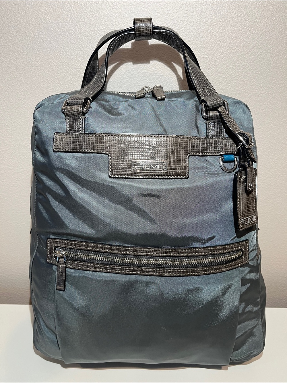 Tumi Ascot Convertible Backpack Tote - Slate Grey